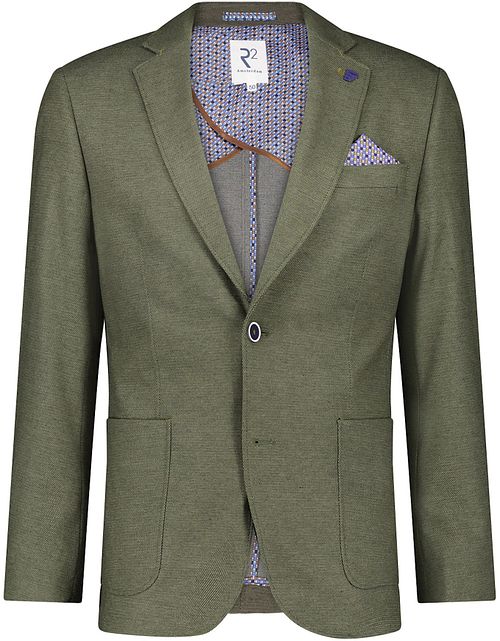 R2 jerseyblazer Birdseye Grøn Product