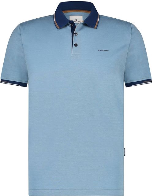 State Of Art polo z piki jasnoniebieskie Product