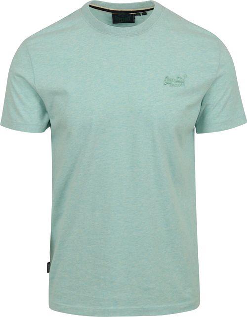 Superdry Classic T-Shirt mélange verde chiaro Product