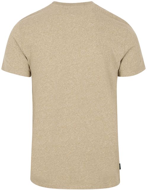 Superdry Klassisk T-skjorte Melange Beige Product / Achterkant