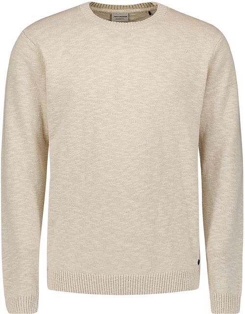 Sweter No Excess Slub w kolorze beżowym Product