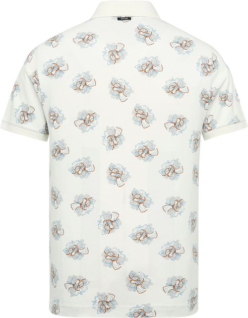 Vanguard Polo Shirt Print Ecru Product / Achterkant