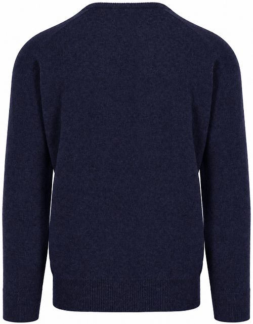 William Lockie Lambswool Oxford Blue