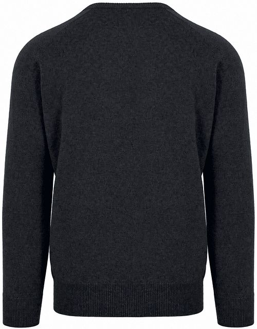 William Lockie Lambswool Charcoal Grey