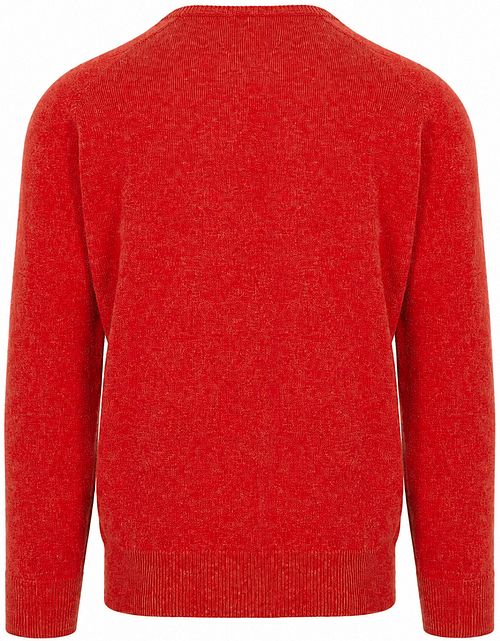 William Lockie Pullover Lammwolle Dubonnet