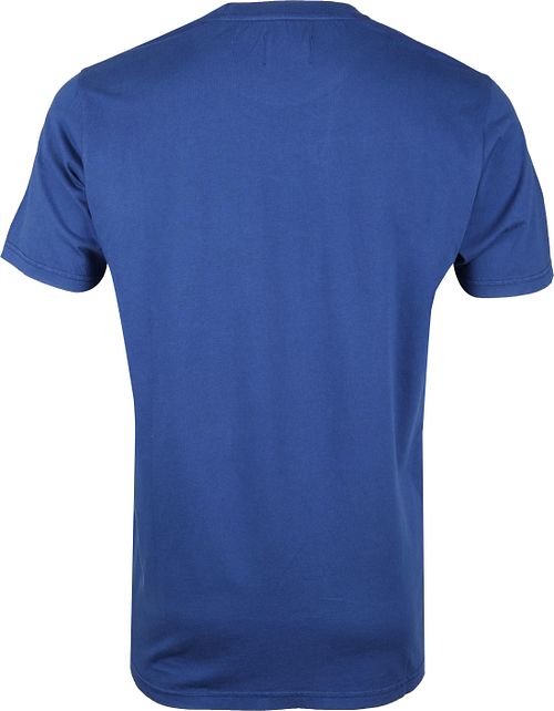 Colorful Standard Bio-T-shirt Blauw Product / Achterkant