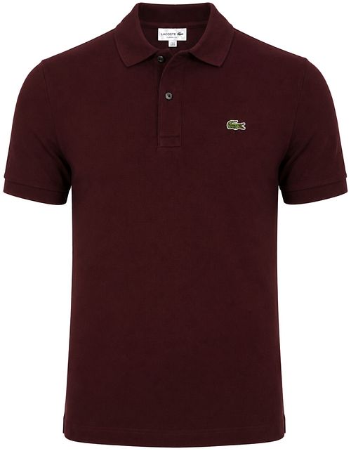 Lacoste Poloshirt Pique Aubergine