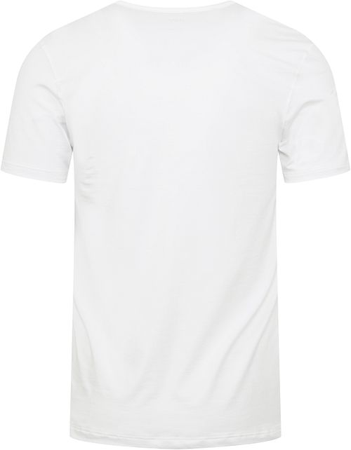 Mey V-hals Dry Cotton T-shirt Wit Product / Achterkant