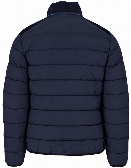 NZA Jacke Padded Oxford Navy Product / Achterkant