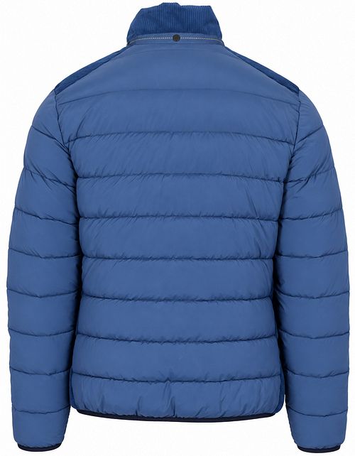 NZA Jacke Padded Oxford Blau Product / Achterkant
