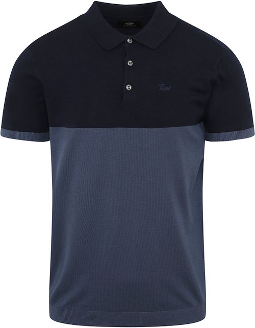 Petrol Polo Strikstrik Blå Product