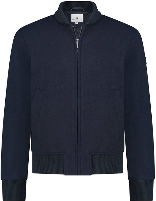 State Of Art Jakke Bomber Uld Navy Product