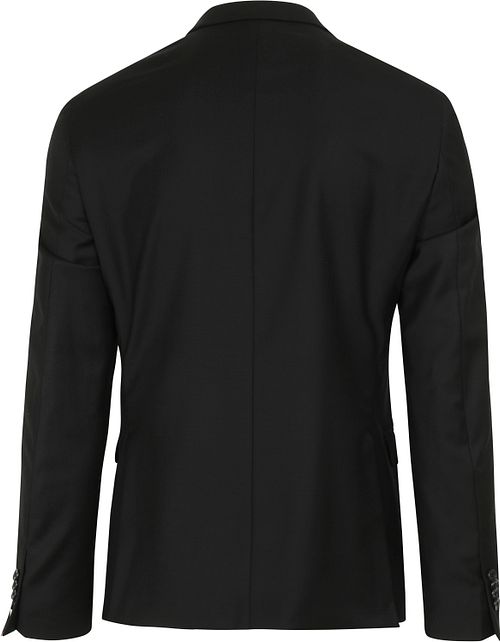 Suitable Kostume Toulon Serge Wol Uni Sort Product / Achterkant