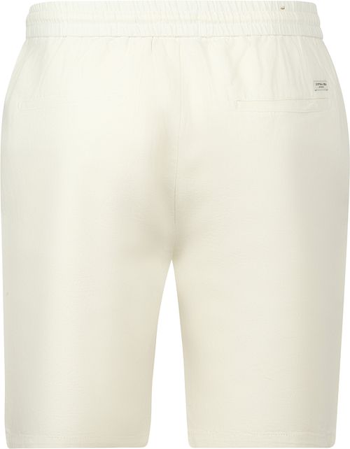 Szorty Scotch and Soda Fave z bawełny i lnu w kolorze ecru Product / Achterkant