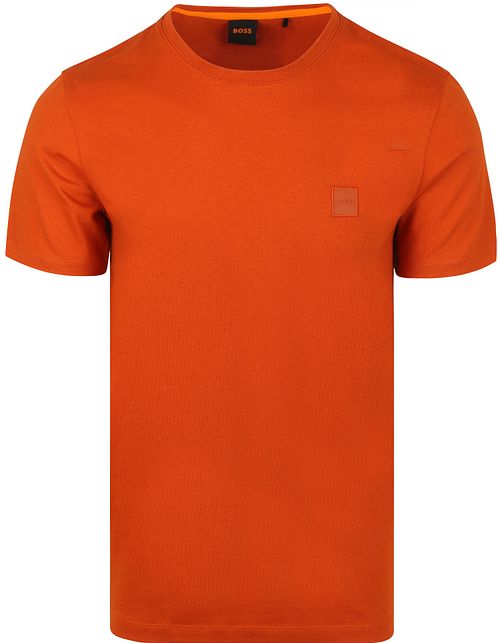BOSS T-shirt Tales Oranje Product