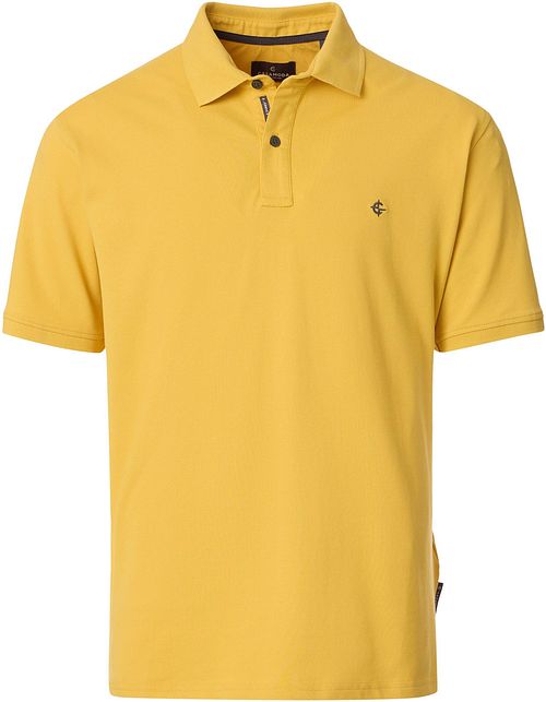 CASAMODA Polo Stretch Mustard Geel Product
