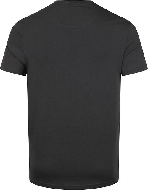 Lyle and Scott T-Shirt Plain Grau Product / Achterkant