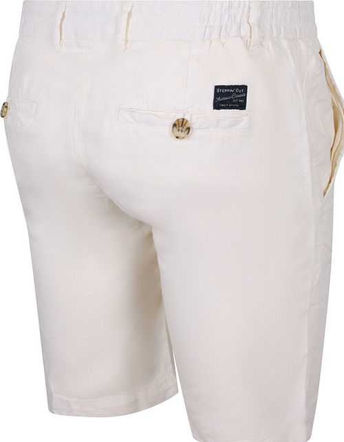 Steppin' Out Milwau Bermuda Off White Product / Achterkant