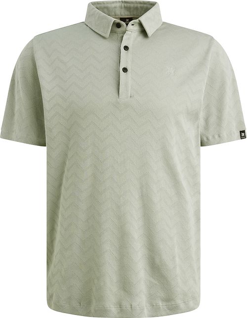 Vanguard Poloshirt Jacquard Jersey Grön Product