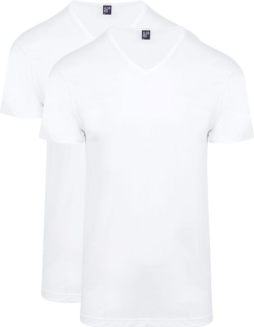 Alan Red Vermont T-Shirt z dekoltem V biały (2-pak) Product