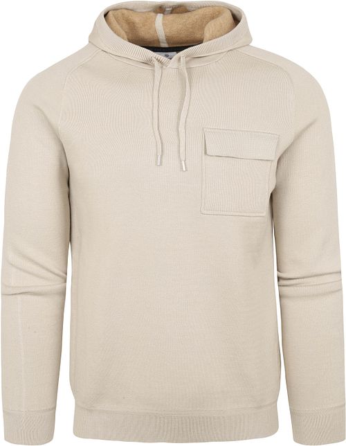 Hoodie Beige Blue Industry Product