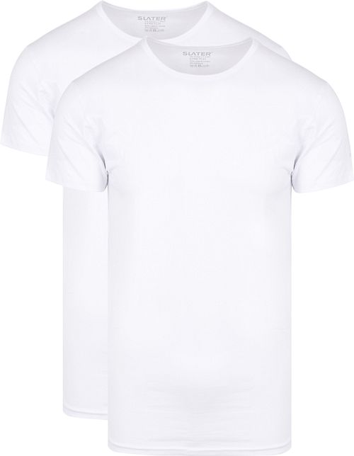 Slater T-Shirt Stretch (confezione da 2) Bianco Product