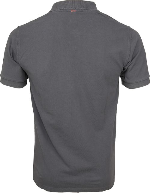 Sun68 Polo Vintage Solid Antra Product / Achterkant