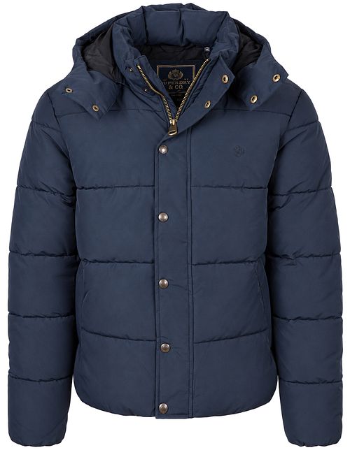 Superdry Pufferjacke Premium Hooded Navy