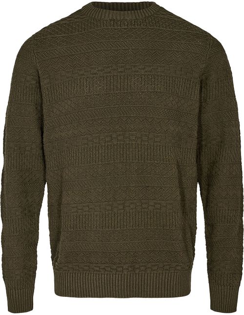 Anerkjendt Trøje Sune Jacquard Mørkegrøn Product