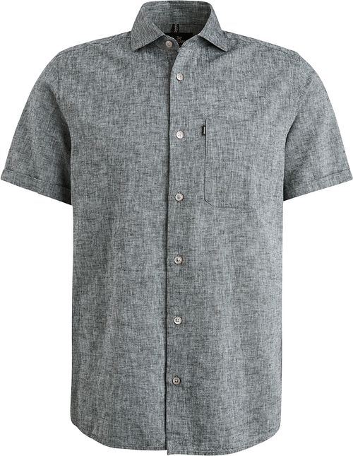 Camisa de manga corta Vanguard de lino en antracita Product