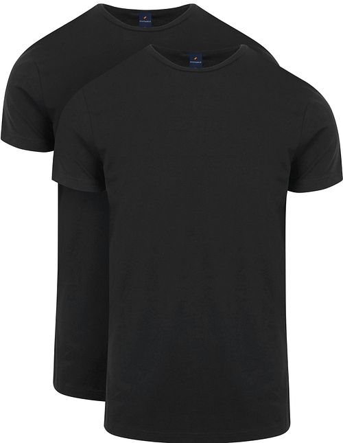 Suitable Ota T-Shirt col Rond Noir 2-Pack Product