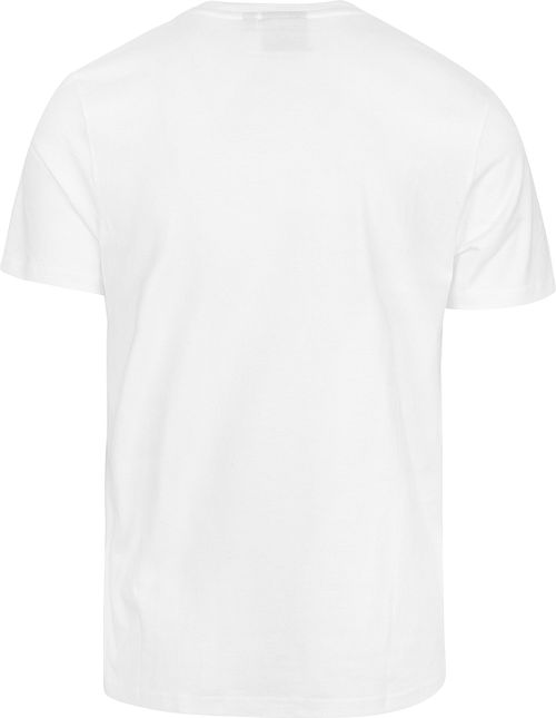 T-Shirt bianca Lyle and Scott Product / Achterkant