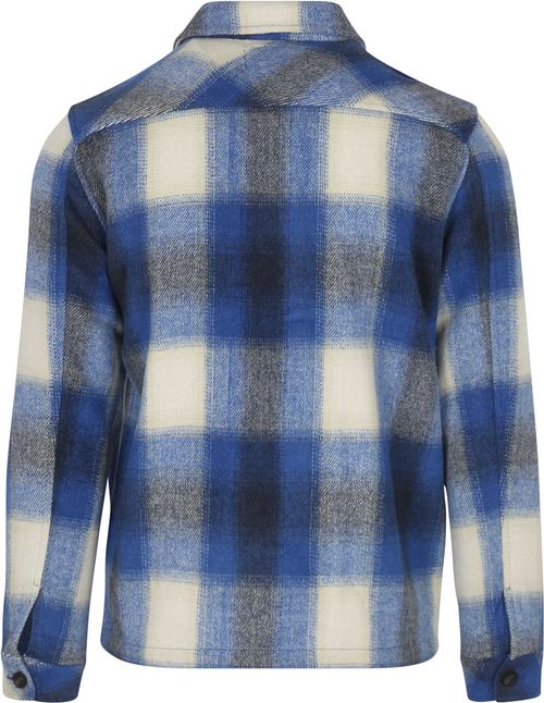 Dstrezzed Overshirt Plaid Navy Product / Achterkant