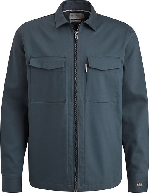 Cast Iron Overshirt Steel Blauw Product