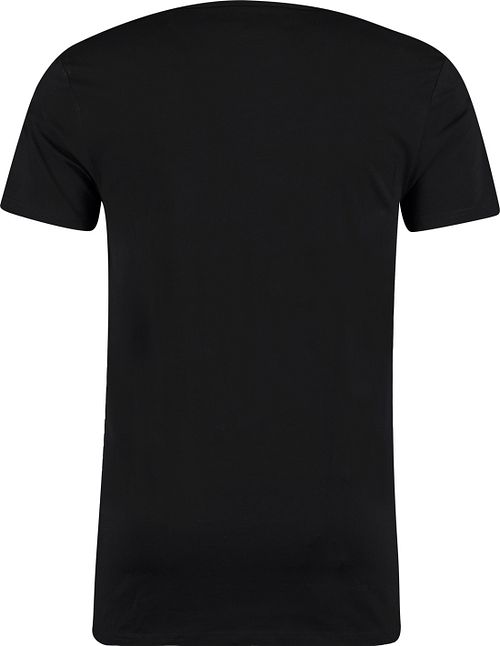 Garage 2-pak Basis T-shirt Bio Zwart Product / Achterkant