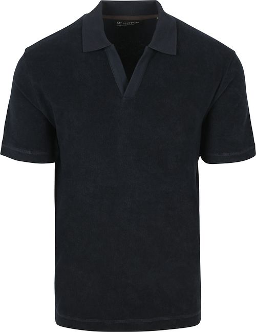 Marc O'Polo poloskjorte Riva Terry Stoff Navy Product