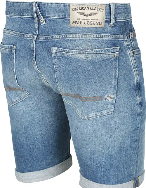 PME Legend Commander 3.0 Denim Shorts Blue NFB Product / Achterkant