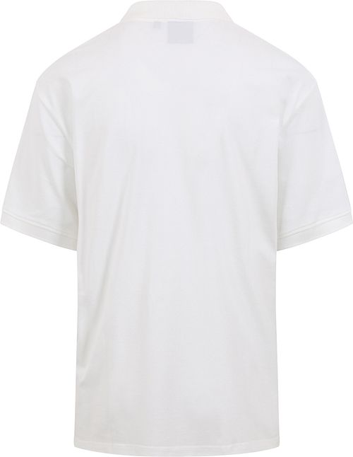 Polo Lyle and Scott Plussize w kolorze białym Product / Achterkant