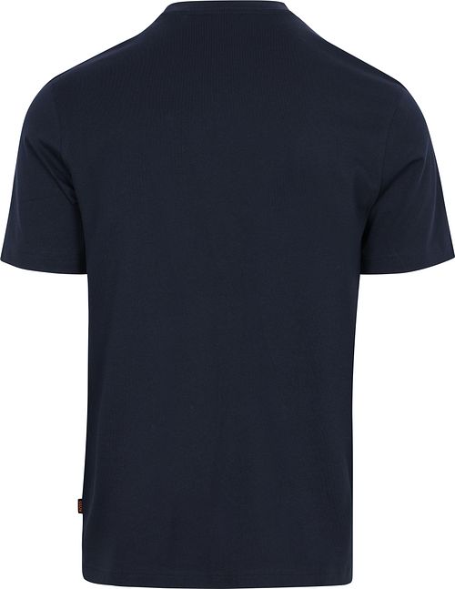 BOSS T-shirt Te DJ Navy Product / Achterkant
