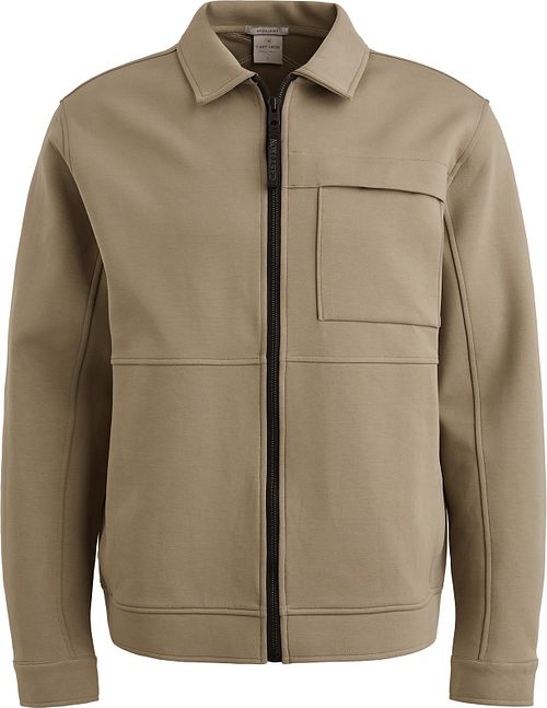 Cast Iron Overshirt Interlock Sweat Kaki Product