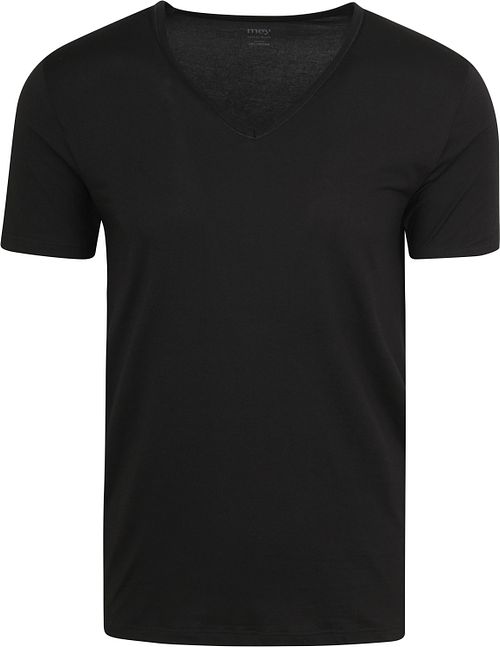 Mey T-Shirt Dry Cotton z dekoltem w serek czarny Product