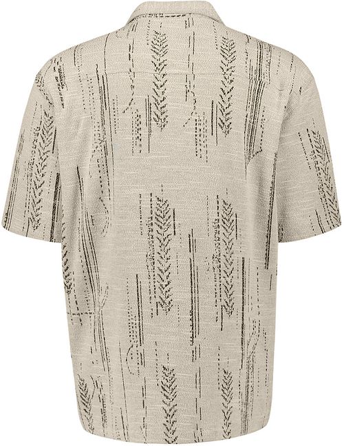 No Excess Kortærmet Jacquard Skjorte Print Kit Product / Achterkant