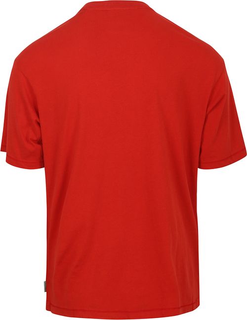 Scotch & Soda T-skjorte Artwork Rød Product / Achterkant