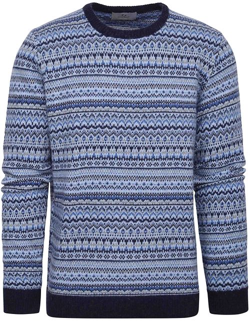 Suitable Prestige Pullover Fair Isle blu Product