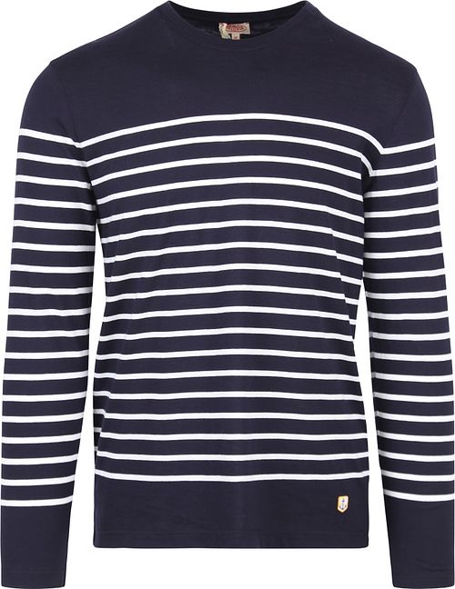 Armor-Lux Port-Louis T-Shirt Streifen Dunkelblau Product