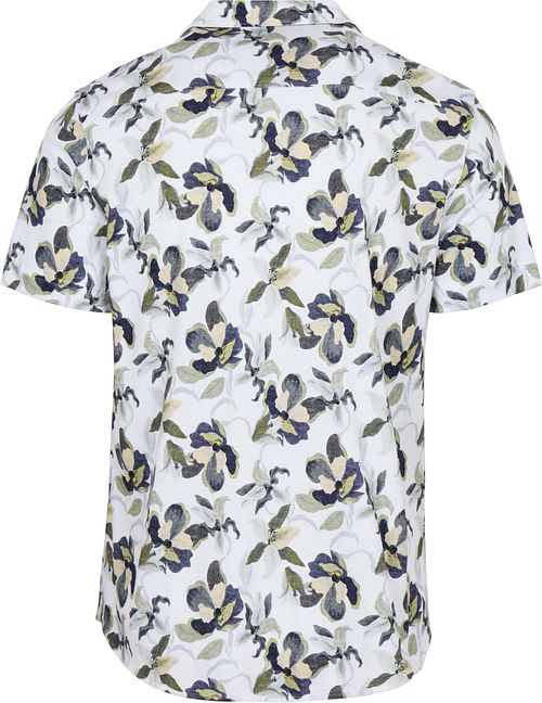 Desoto Short Sleeve Shirt Festival White Green Product / Achterkant