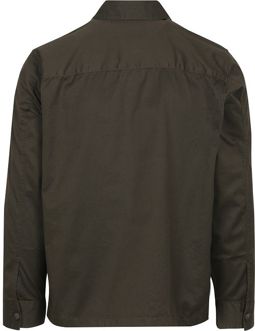 Marc O'Polo Overshirt Twill Brun Product / Achterkant