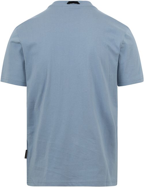 T-Shirt Napapijri Sangay azul claro Product / Achterkant