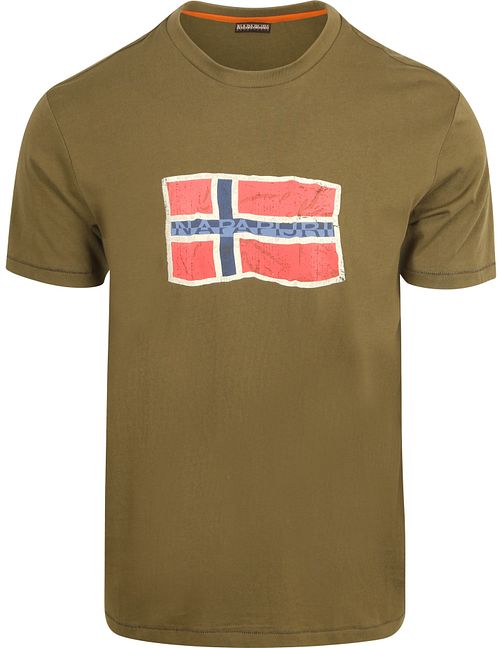 Napapijri Mahsa Camiseta Olijfgroen Product
