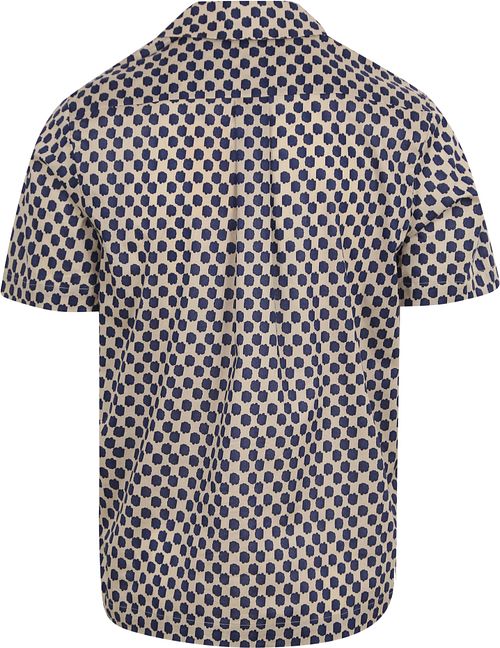Scotch and Soda Overhemd Beige Print Product / Achterkant